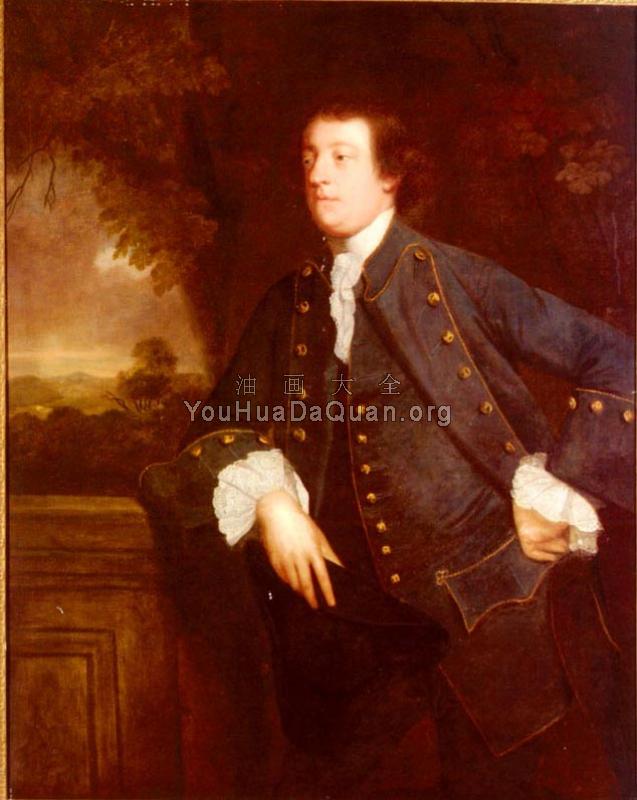 Portrait Of Sir William Lowther, 3rd BT - 乔舒亚·雷诺兹